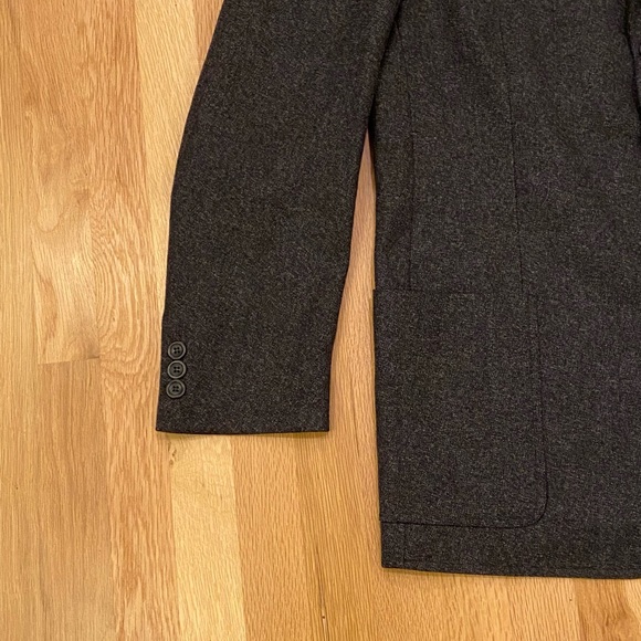 Bachrach Mens Charcoal Wool 3 Button Blazer  / Mens Size L 42 - Picture 6 of 15